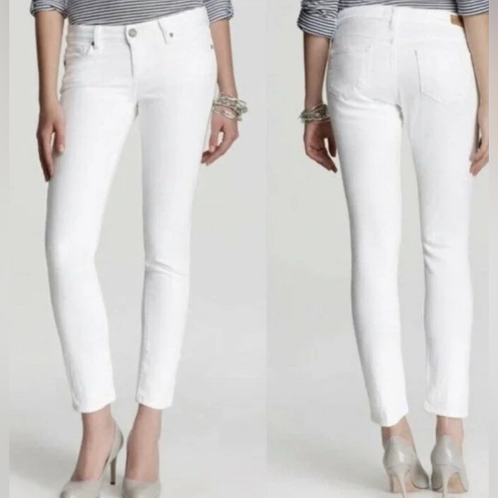 PAIGE SKYLINE CROPPED DENIM